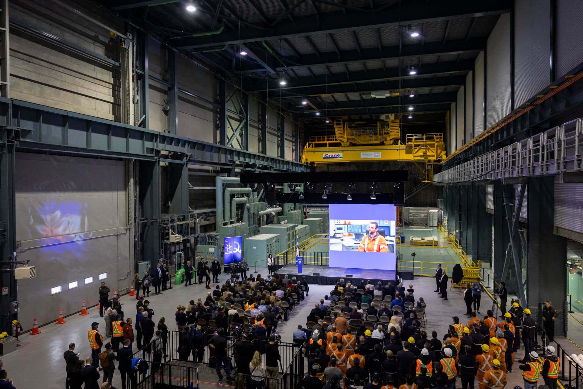 Inauguration du complexe de la Romaine