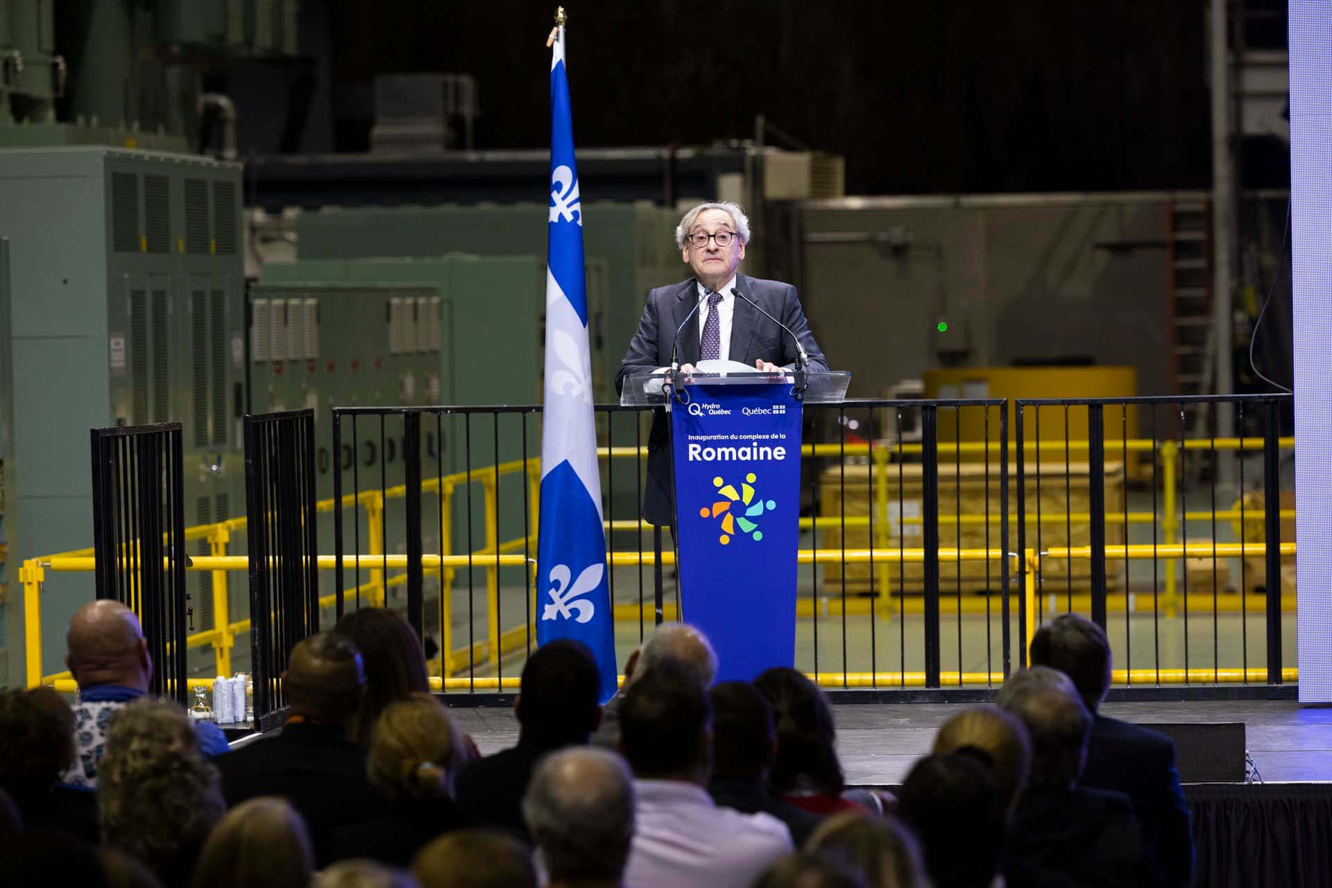 Inauguration du complexe de la Romaine